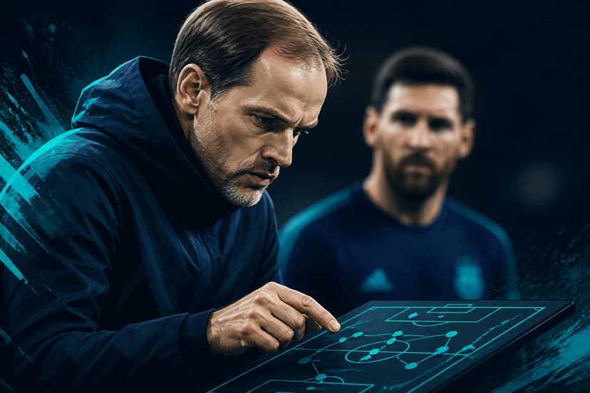 Inglaterra x Argentina: O plano de Tuchel contra Messi