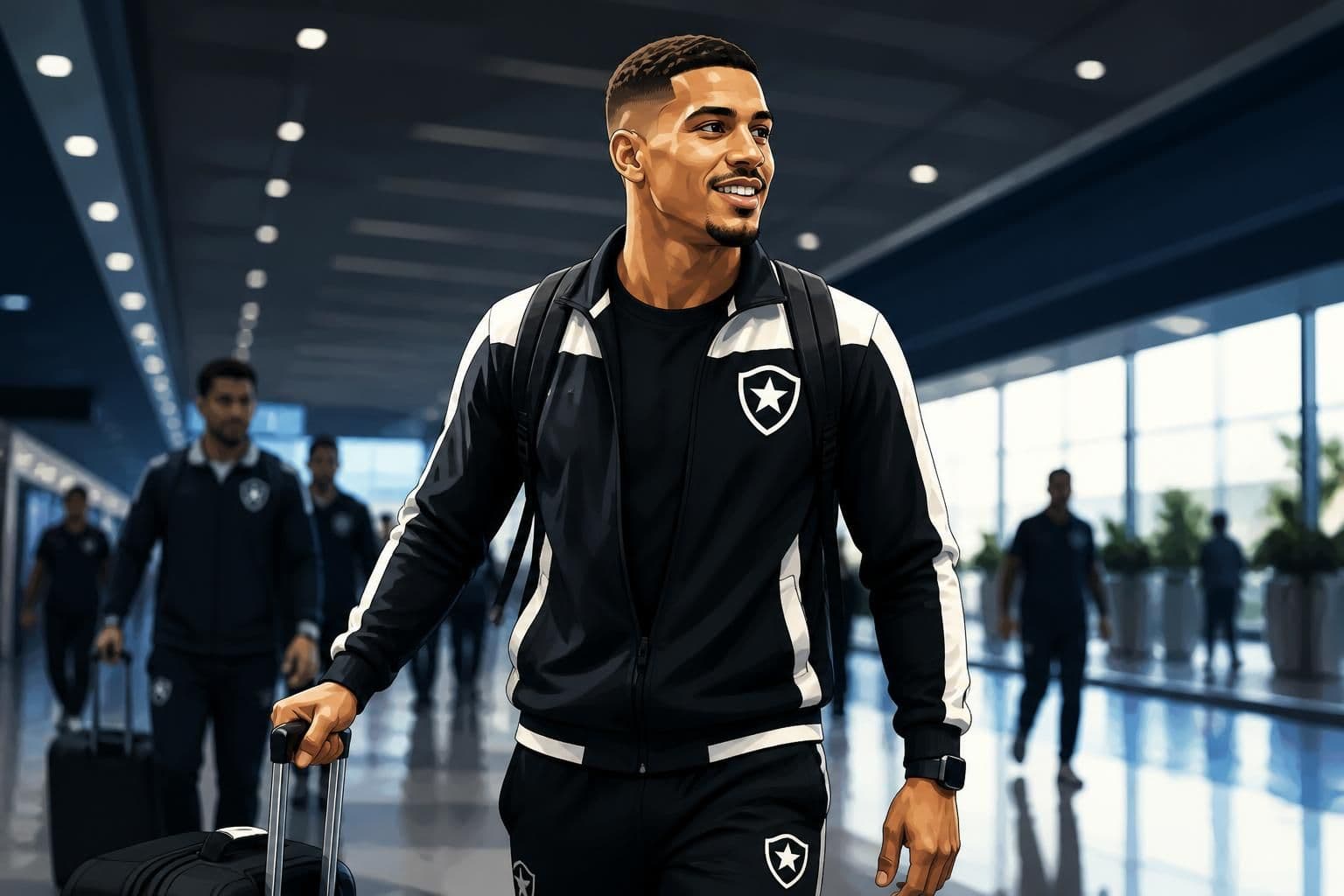 Arthur Chaves chega ao Rio e assina com o Botafogo
