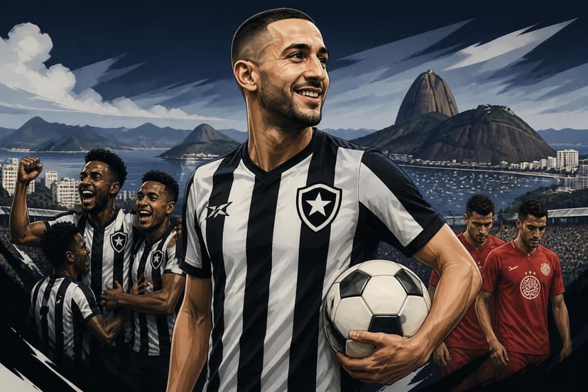 Ziyech chega ao Rio para exames no Botafogo após rescisão