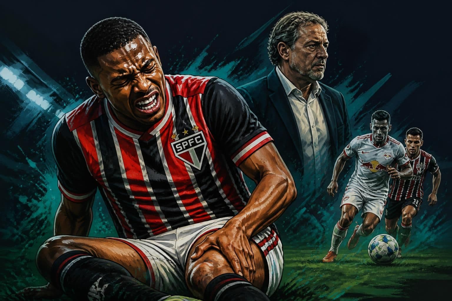 Newton é desfalque do São Paulo para jogo contra o Bragantino