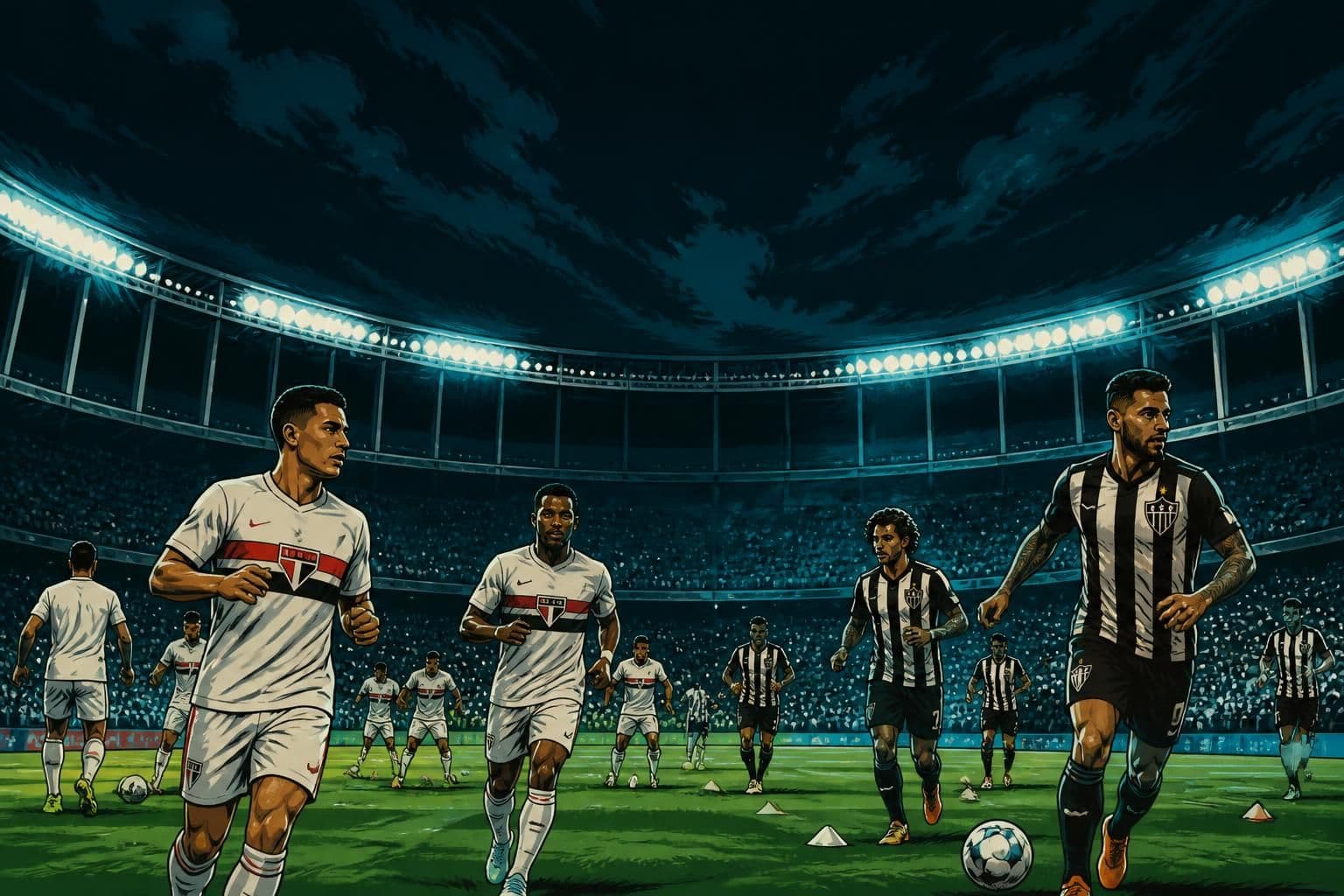 São Paulo x Atlético-MG: onde assistir e escalações