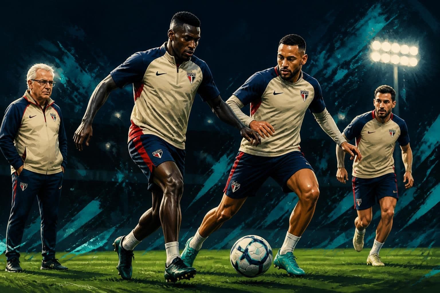 Arboleda e Victor Sá treinam com elenco do São Paulo