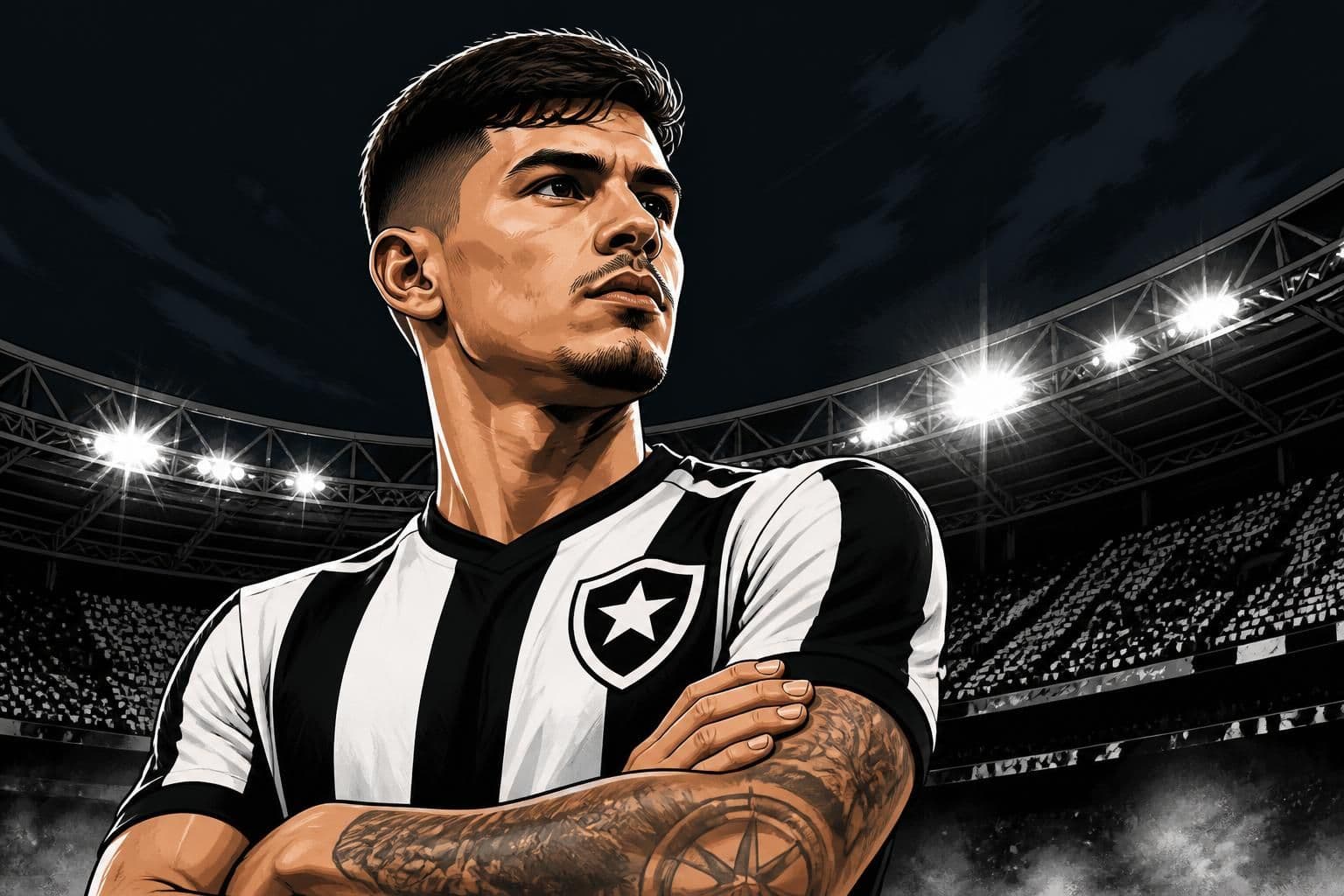 Arthur Chaves chega ao Botafogo e define estilo agressivo