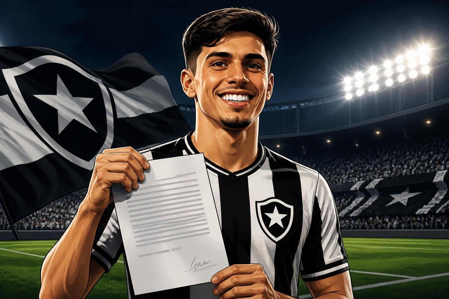 Montoro renova com Botafogo até 2030 e rejeita propostas