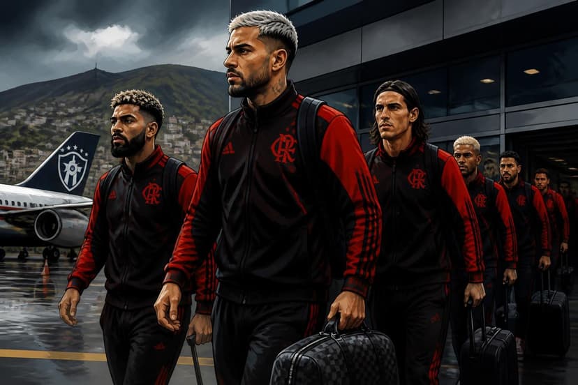 Flamengo chega a Quito para duelo contra Independiente del Valle