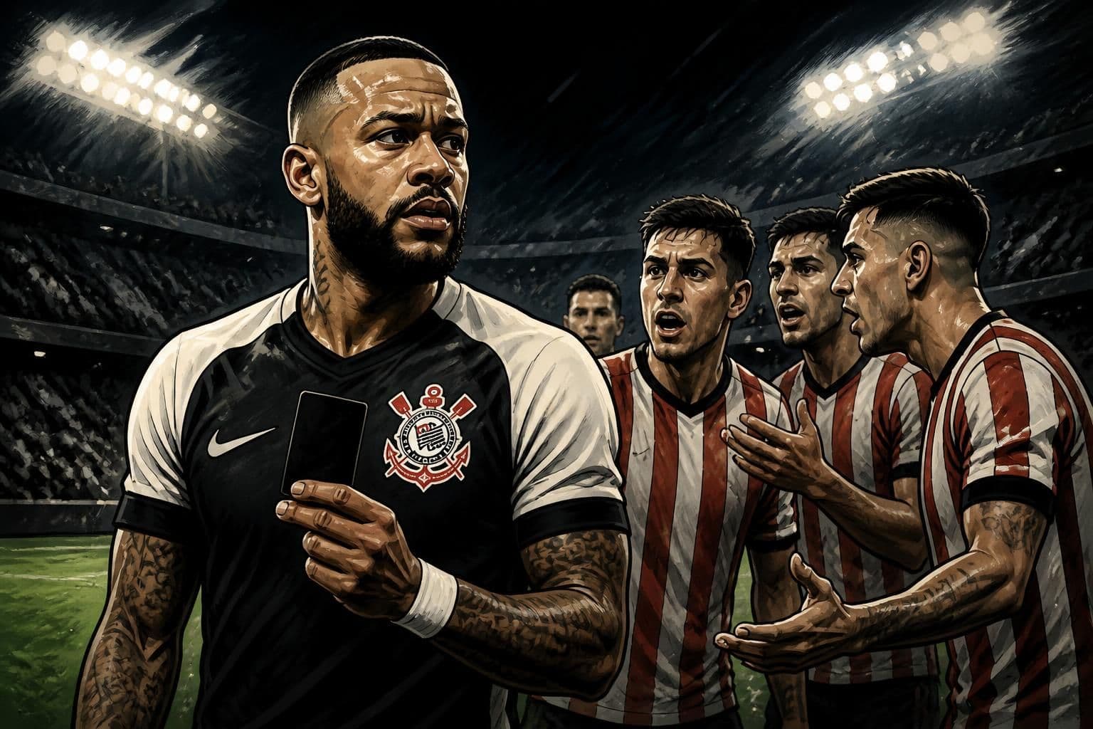 Estudiantes pede suspensão de Memphis Depay na Libertadores