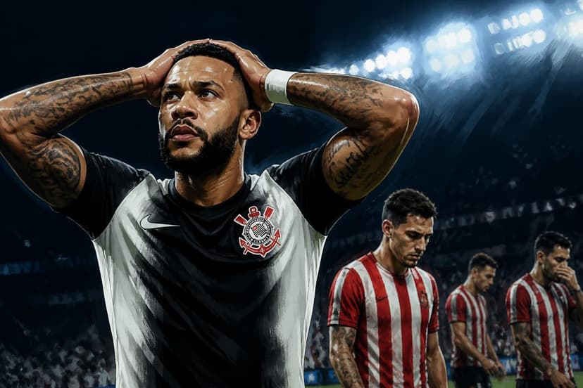 Memphis Depay pode ser suspenso por gesto ofensivo na Libertadores
