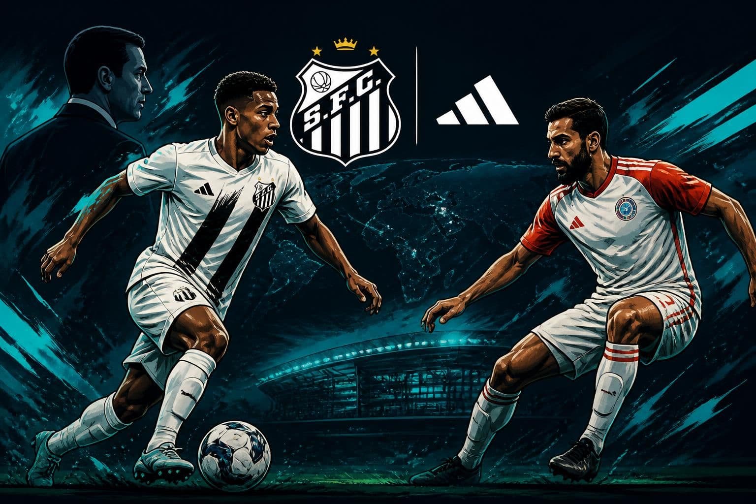 Santos usa bônus da Adidas para pagar imagem