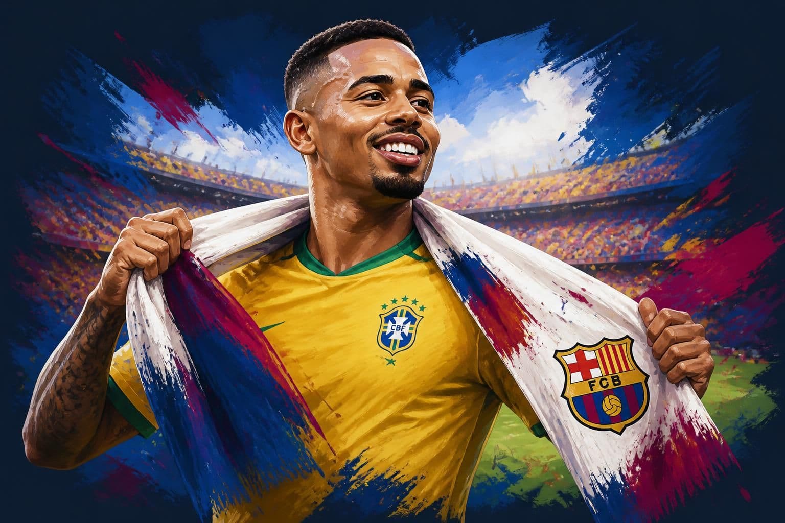 Gabriel Jesus chega a Barcelona nesta segunda; veja detalhes