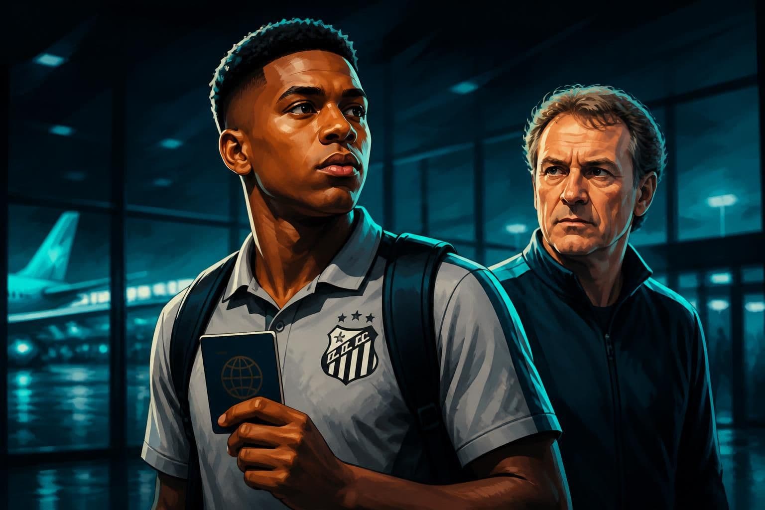 Robinho Jr viaja à Itália para regularizar passaporte europeu