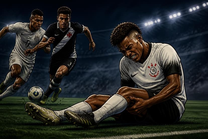 Corinthians e Santos lideram ranking de lesões no Brasileirão
