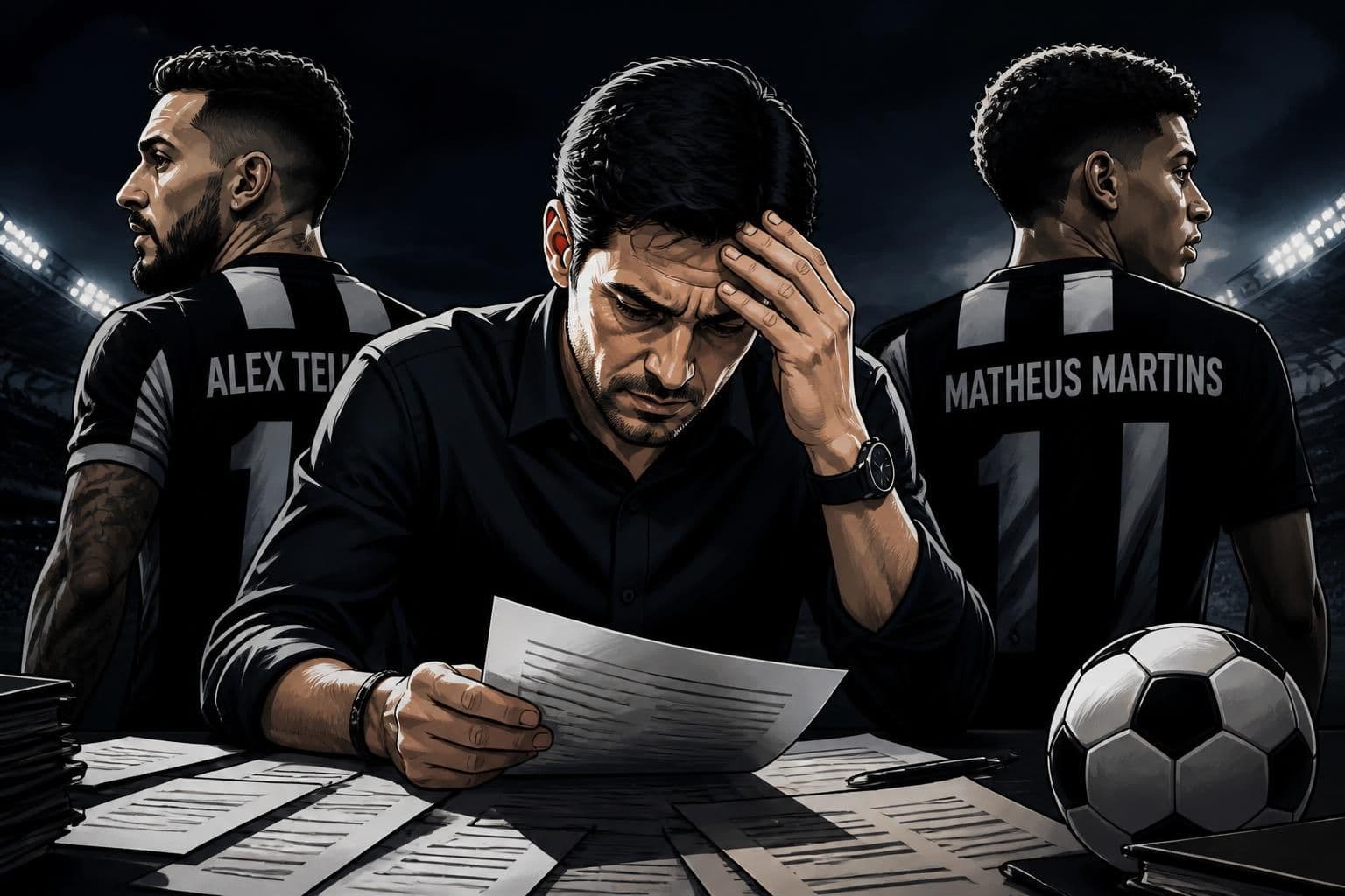 Botafogo busca atacante com urgência antes do fim da janela