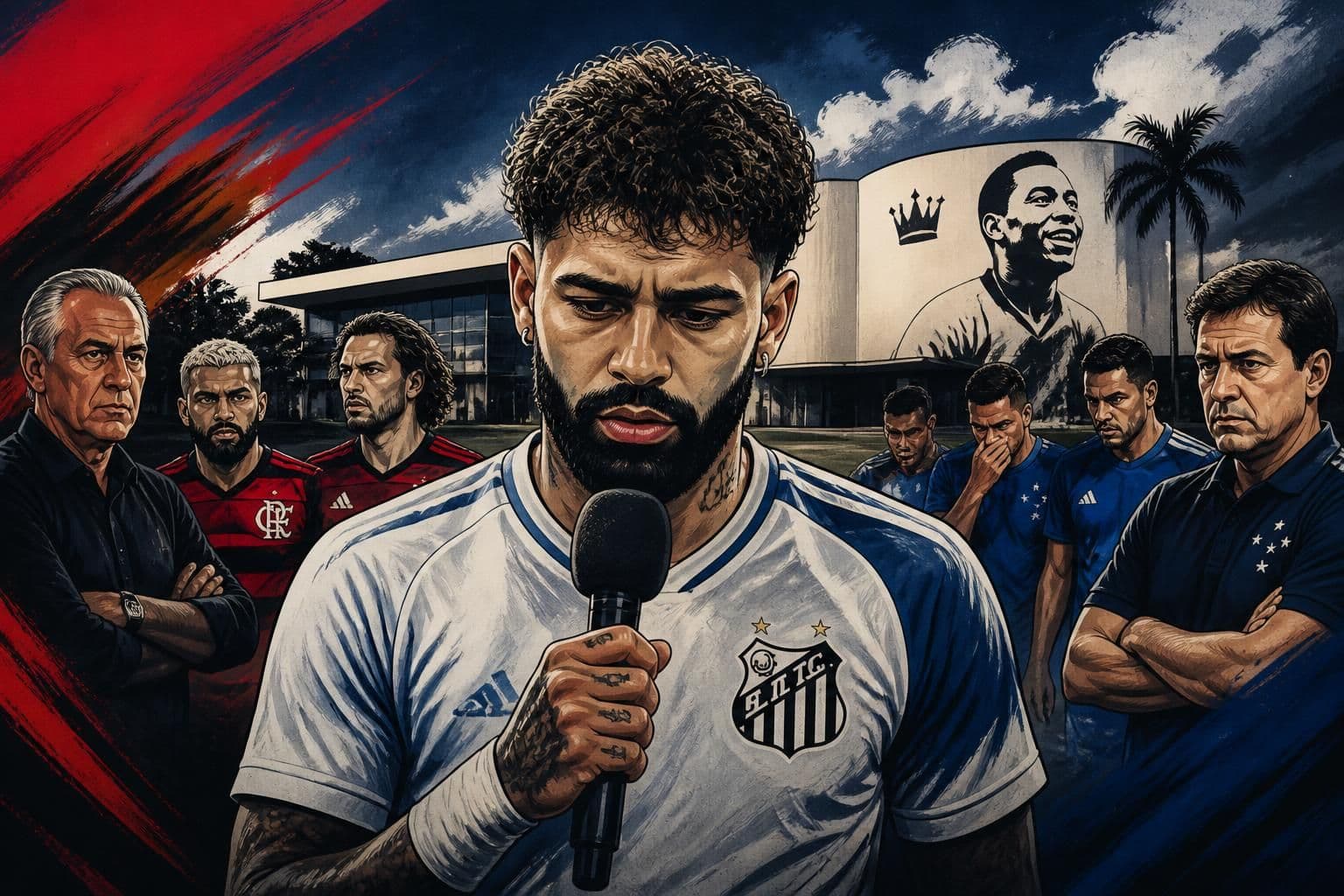 Gabigol pede desculpas ao Santos após polêmica com Flamengo e Cruzeiro