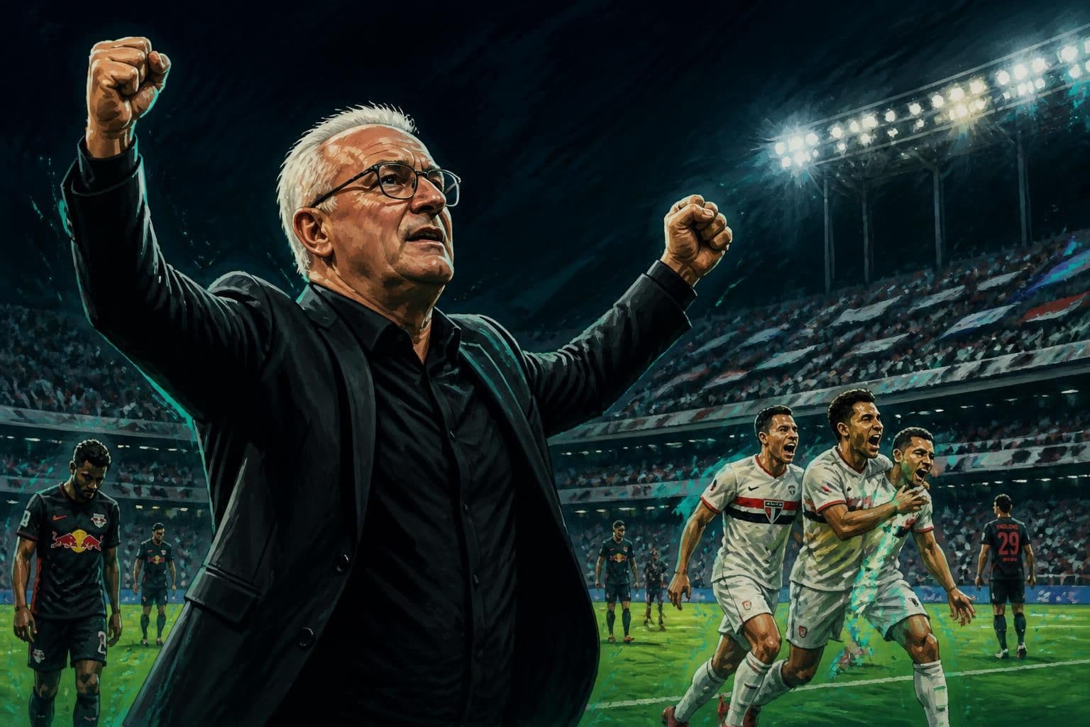 Dorival Júnior celebra primeiro triunfo no São Paulo