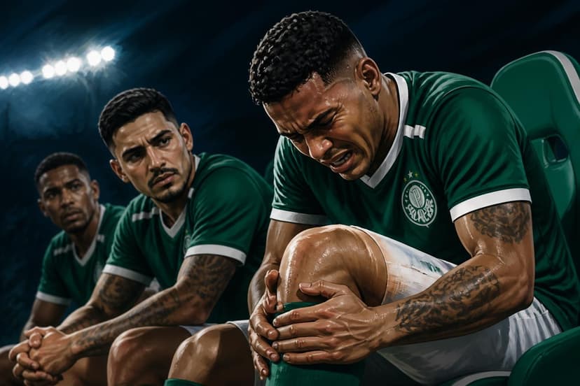 Palmeiras ajusta ataque com vendas e lesão de Paulinho