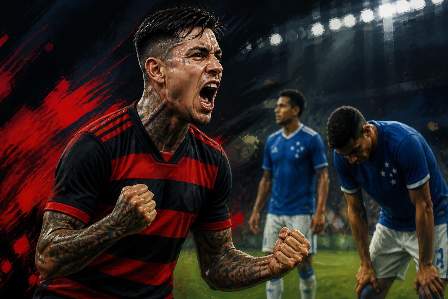 Pulgar brilha no Flamengo e aguarda renovação