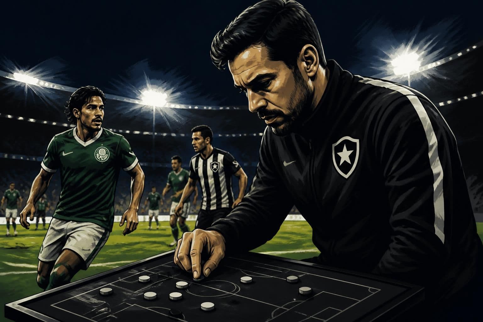 Bellão enfrenta Palmeiras para manter vaga no Botafogo