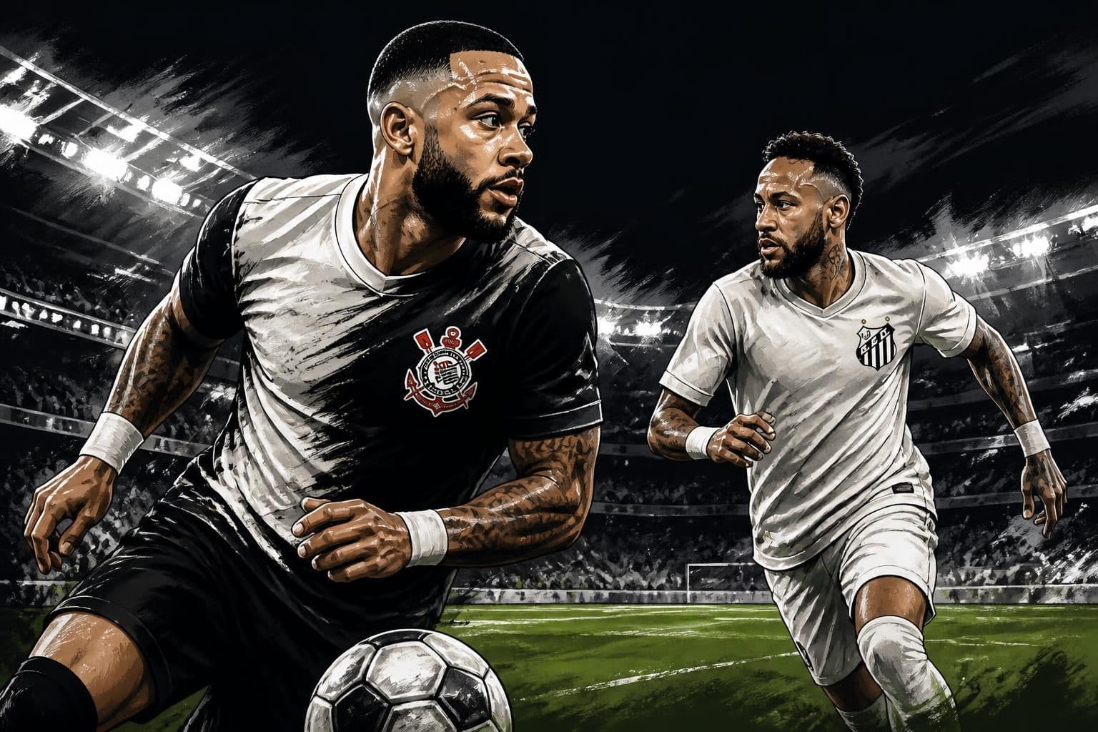 Memphis Depay ou Neymar: quem decide o clássico?