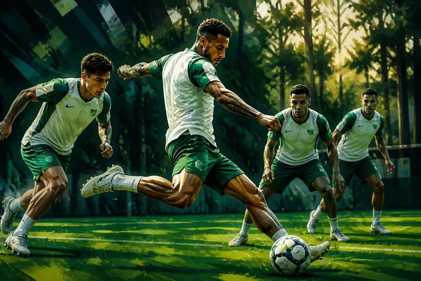 Palmeiras treina finalizações na Data Fifa
