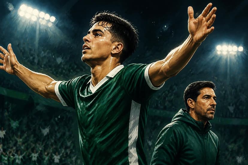 Giay exalta Abel e sonha com Argentina após gol na Libertadores