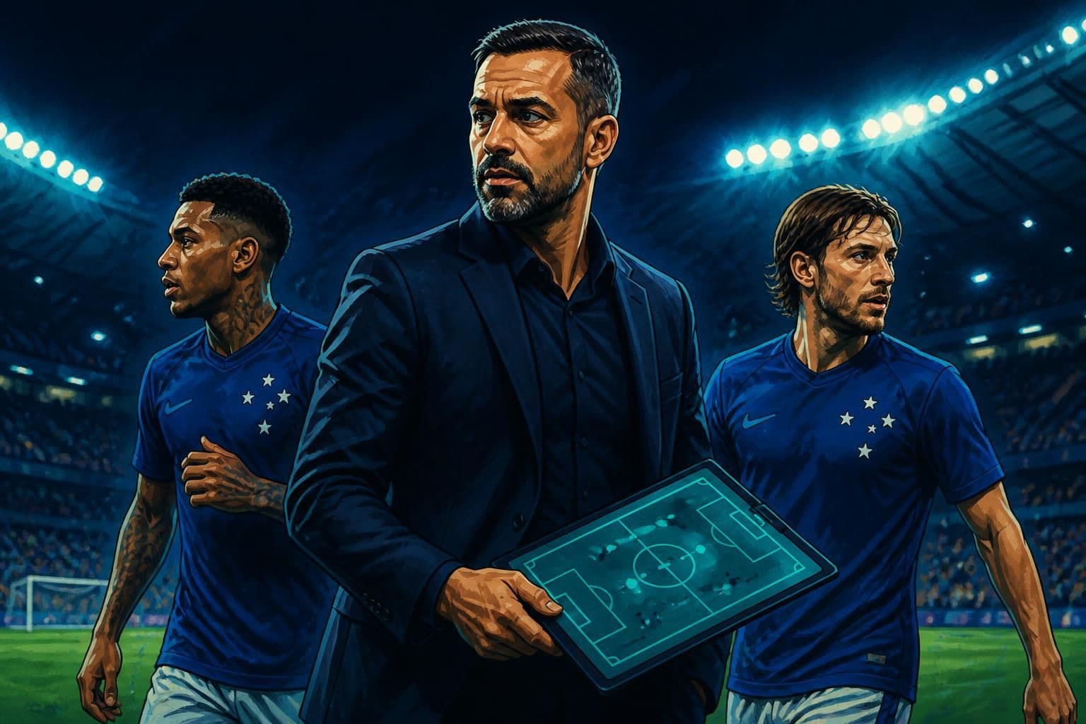 Cruzeiro sem Jonathan Jesus e baixas no ataque contra o Santos