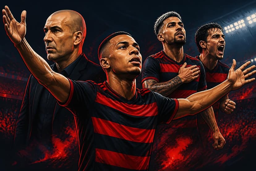 Lino marca e leva Flamengo à liderança do Brasileirão