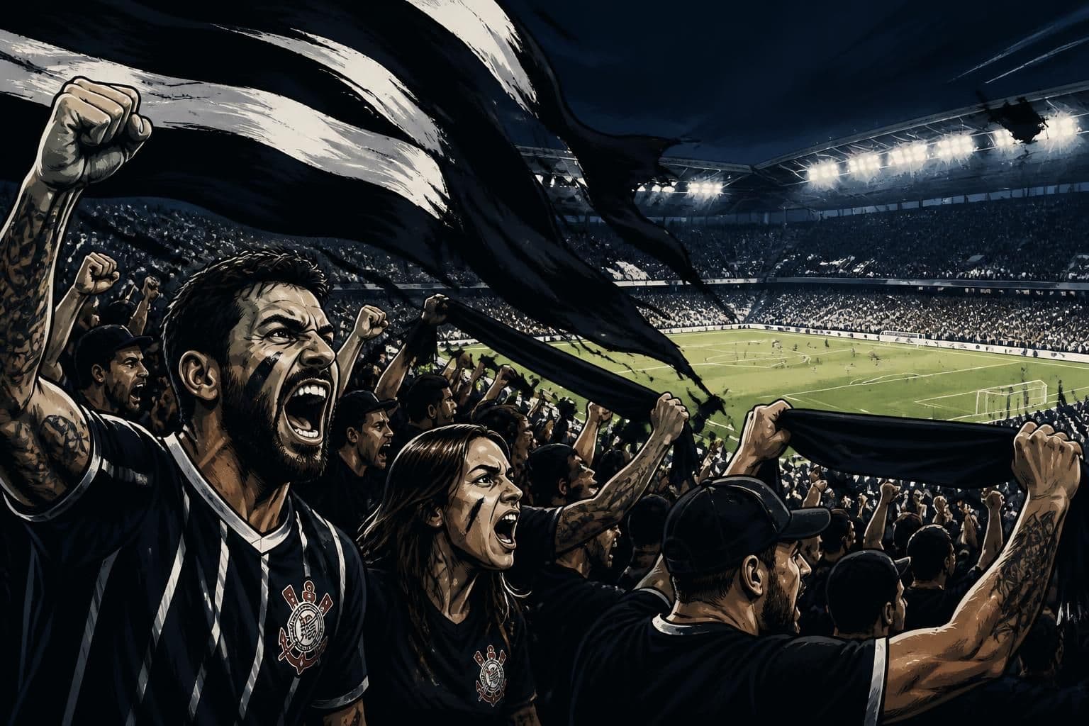Corinthians vaiado por torcida após derrota para a Chapecoense