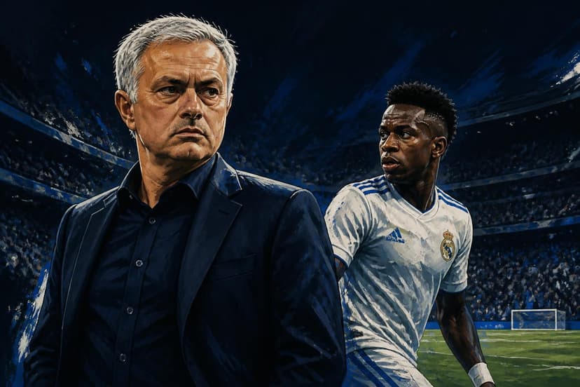 Mourinho defende Vini Jr e aponta melhoria em estádios
